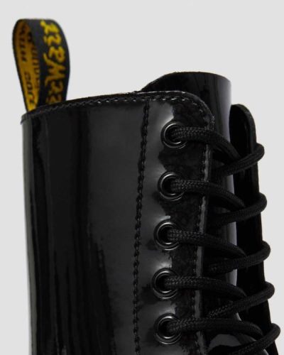 Botas A Media Pierna Dr Martens 1490 Patent Cuero Para Mujer DR8318W